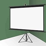 ▶ Trípode duradero: la pantalla del proyector exterior plegable tiene una base única para mantenerla estable. La junta de plástico más profunda se puede insertar perfectamente en la varilla de metal para evitar que se afloje.