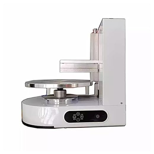 Birthday Cake Cream Smooth Coating Decoration Machine Cake Butter Cream Spreading Machine Cake Bread Cream Jam Spreader (110v, white)