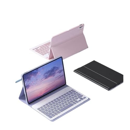 Clavier magnétique amovible iPad Pro 10.5 étui cuir silicone jaune housse protection avec souris