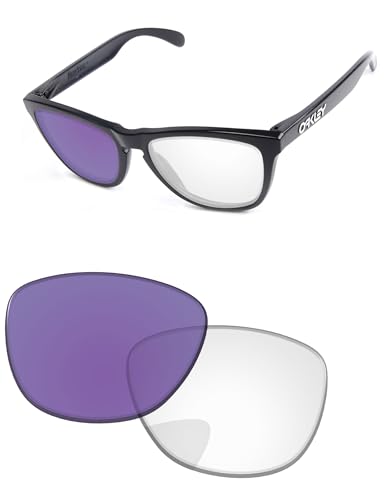 Image of Replacement Lenses for Oakley Frogskin OO9013 55mm Sunglass - Precision Fit, UV Block & Impact Resistant