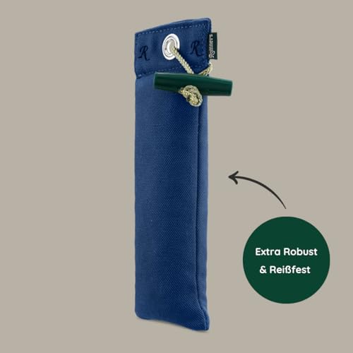 Romneys Junior Dummy 250 g - Für das Hunde- und Apportiertraining, schwimmfähig (blau)