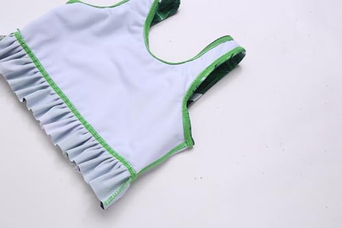 Image of Arshiner Girls Bikini Beach Swimwear 2 Piece Swimsuits Floral Printing Bathing Suits