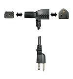 Hosa PWD-402 Piggyback IEC C13 to NEMA 5-15P Power Cord, 2 Feet