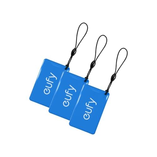 eufy Security NFC Card for Smart Lock C33, Access Card for Keyless Entry Door Lock C33, NFC Key Card Works for Built-in Wi-Fi Deadbolt C33, 3 Pcs