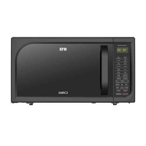 Image of IFB 36BRC2 Rotisserie Convection Microwave Oven, 36L, 1000W, 125 Auto Cook Menus, Black