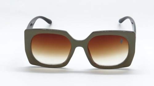 Óculos de Sol Feminino Polo London Club Casual Quadrado Fashionista, Proteção UVA/UVB - Kit contém C