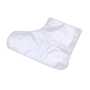 Exceart Hot Socks 100 stuks plastic sokken plastic voetinzetstukken wegwerp plastic voetafdekking beschermen je voeten…