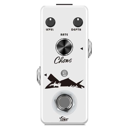 ISET Chorus Guitar Pedal Analog Tutti Effect For Electric Guitar Bass True Bypass
