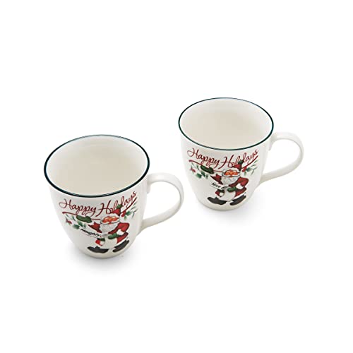 Set de 2 tazas de porcelana Pfaltzgraff Winterberry 20 oz miniatura 2