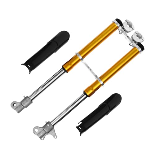 Kisangel Mini 49cc Dirt Bike Suspension Fork Shock Absorber Front Fork Parts for Off-road Motorcycles