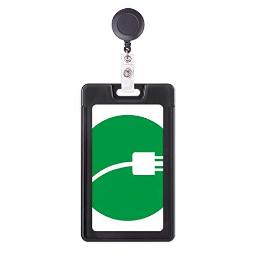 Câble de chargement prise verte rétractable pour badge fini les câbles emmêlés