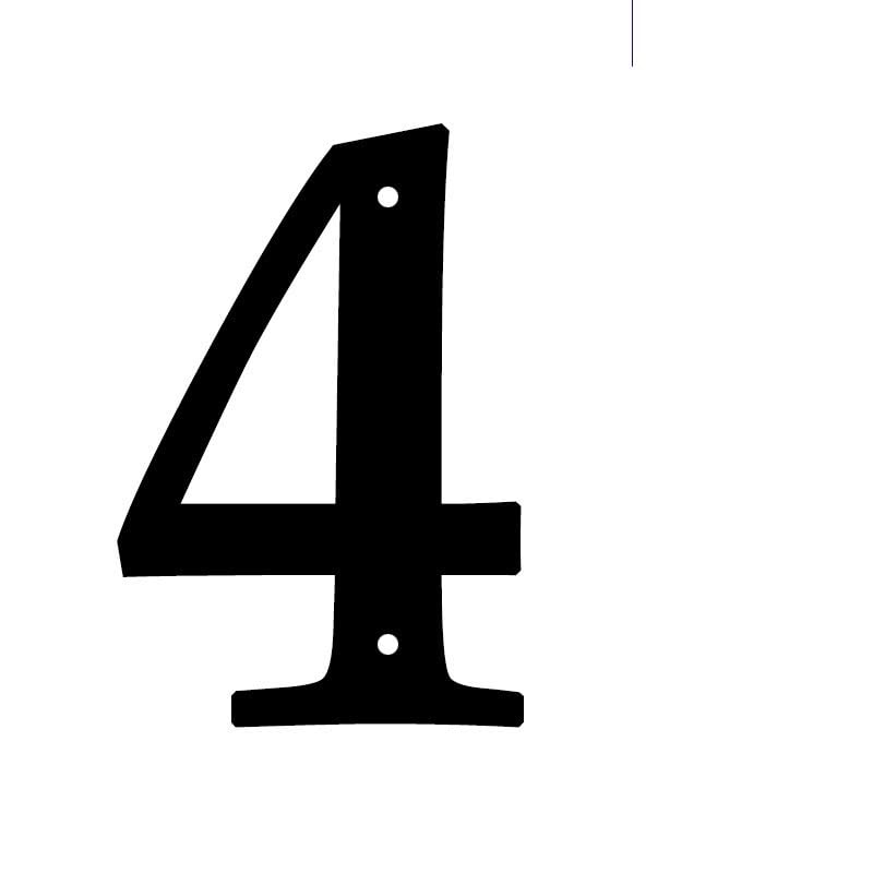 Numéro de maison Numéros de maison flottants en métal de 20 cm, lettres, plaques de porte, grandes plaques d'adresse noires de 20 cm, numéro de porte extérieure for boîte aux lettres de jardin, 0 à 9(