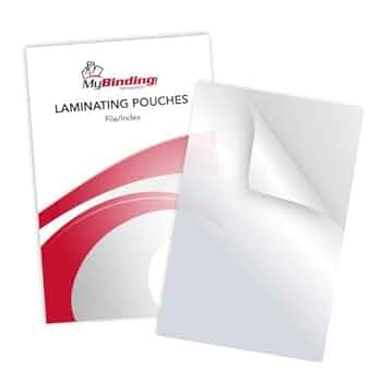 クリアファイルとラミネートフイルムセット Amazon | MyBinding クリアファイルインデックスサイズ サーマル