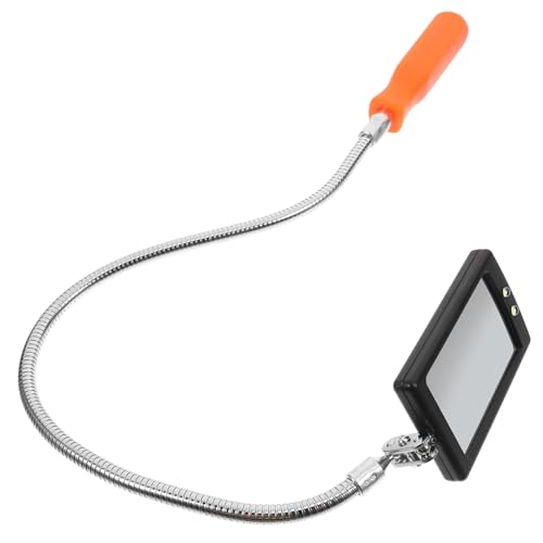 VILLFUL LED Inspection Mirror Under Car Bendable Inspection Mirror Inspection Mirror for Vehicle Inspection Mirror for Extra Viewing Inspection Mirror for Mechanic Safety Mirror