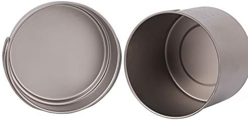kkekos Multi-Functional Titanium Lightweight Pot and Fry Pan Combo for Outdoor Cooking and Camping
