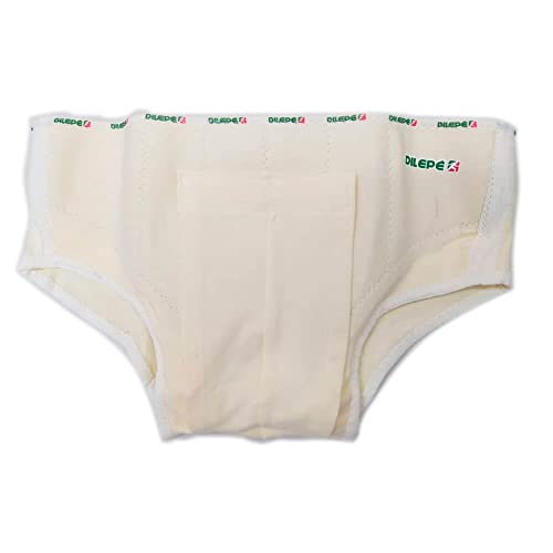 Cueca para Hérnia Inguinal com Dupla Sustentação Removível - UN - Cód 00DL261 - Dilepé (G, PRETO)