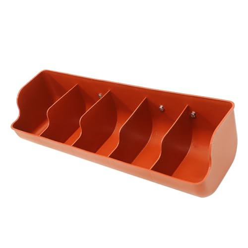 Auge plastique marron anti-gaspillage pour l'alimentation de porcs