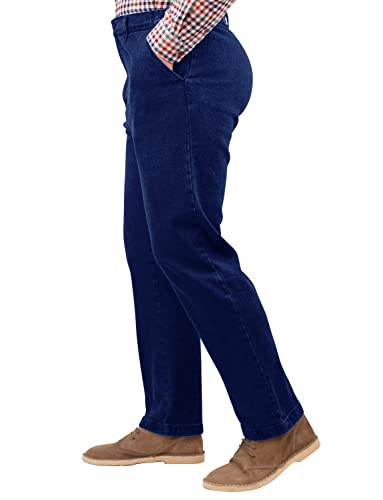 HIGH-Rise Denim Straight Leg Jeans - Elasticated Stretchy Cotton4