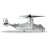 Flugzeug im Maßstab 1:200 HERPA MV-22 USMC Blue Knights 1/200 Druckguss-Modellflugzeug