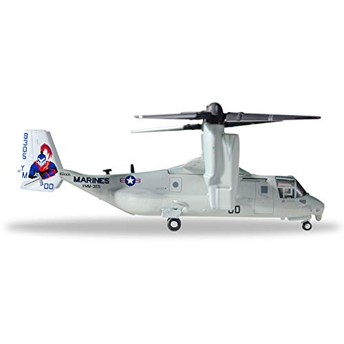 Herpa MV-22 USMC avión militar azul el regalo ideal para coleccionistas expertos