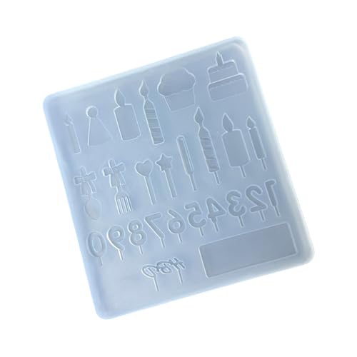Stampo in silicone sicuro per alimenti per compleanni, decorazione per torte, forniture per feste per principianti