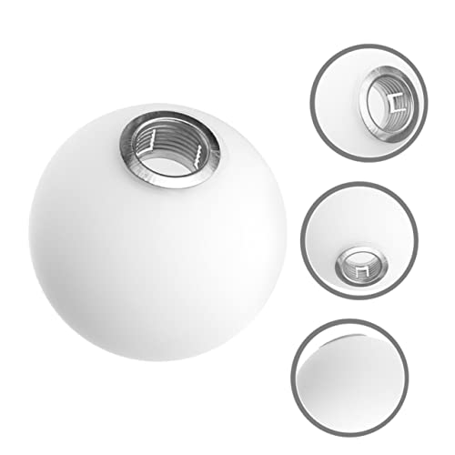 Image of Angoily 4.72 Inch Glass Globe Lampshade Replacement Spherical Lamp Shade Cover for Ceiling Light Fixture Chandelier Pendant Lamp Frosted Glass Shade for Living Room Bedroom Dining Kitchen