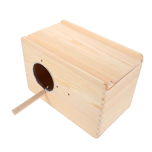 ledmomo 安定した天然繁殖箱 小型オウム用巣箱 コザクラインコ セキセイインコ オカメインコ向け な鳥の繁殖ハウス