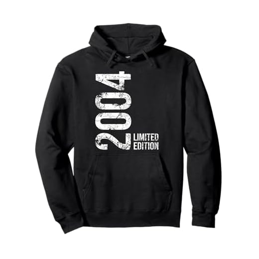 19 cumpleaños 19 años masculino femenino retro vintage 2004 Sudadera con Capucha