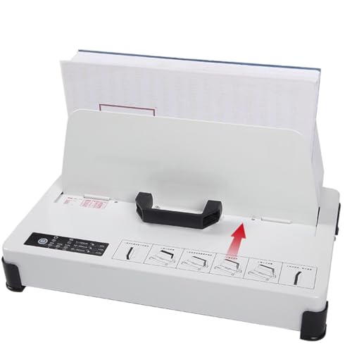 GAYAYAS Thermobindegerät, Thermobuchbinder 50 mm Bindungsstärke, Buchbindematerial A3/A4/A5-Dokument, für Zuhause, Büro, Vertrag