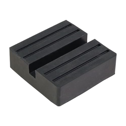 Cuñas de gato para vehículos – Bloque de soporte antideslizante para largueros y soldaduras, bloque de soporte resistente de goma para vigas, coches y pisos de garaje
