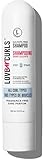 Love Ur Curls LUS Brands Fragrance-Free Shampoo for Curly, Wavy, Kinky-Coily Hair, 8.5 oz - Sulfate-Free Gentle, Moisturizing Unscented Shampoo - Hair Care Products for Soft, Smooth Curl Definition
