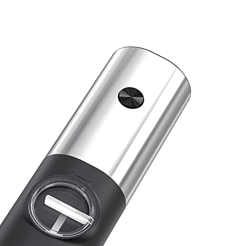 Moedor Elétrico De Sal E Pimenta Para Cozinha (Preta)