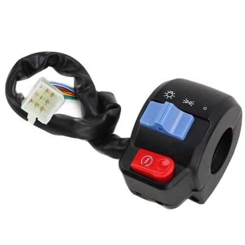 ハンドルバースイッチ オートバイホーンボタンターンシグナルボタンスイッチ制御電動自転車スクーターハンドルバー のために Gy6 50cc 125cc(2)
