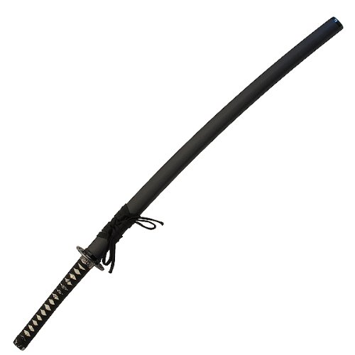 高級模造刀(居合刀) 長谷川平蔵拵え 黒柄 柳生波透し丸鍔 金口金尻黒鞘 高級模造刀(居合刀) 長谷川平蔵拵え 黒柄 柳生波透し丸鍔 金口金尻黒鞘