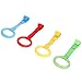 Semme Baby Pull Up Rings, Pull Up Handles for Baby Playpen 4pcs 4 Colors Plastic Crib Toys Kids Walking Exercises Assistant Stand Up Tools for Practice Standing