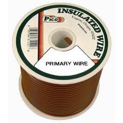 Pico 81166S 16 AWG Brown Primary Wire Copper Stranded Conductor