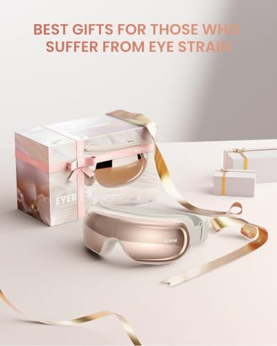 Image of RENPHO Eye Massager with Heat and Cooling Voice Control, Birthday Gifts for Women Men, FSA Eligible HSA, Heated Eye Mask for Dry Eye Relief Eye Care Relax - Eyeris 3