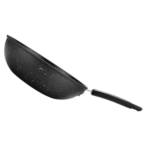 MAGICLULU Poêle Wok Antiadhésive 30 Cm Maifan Pierre, Revêtement Épais, Compatible Cuisinière Gaz Et Induction, Ustensile Polyvalent Cuisine Maison Quotidienne