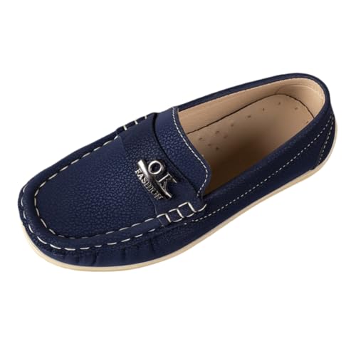 Boys Girls Penny Loafer Casual Slip On Flats Boat Boys Dress Shoes