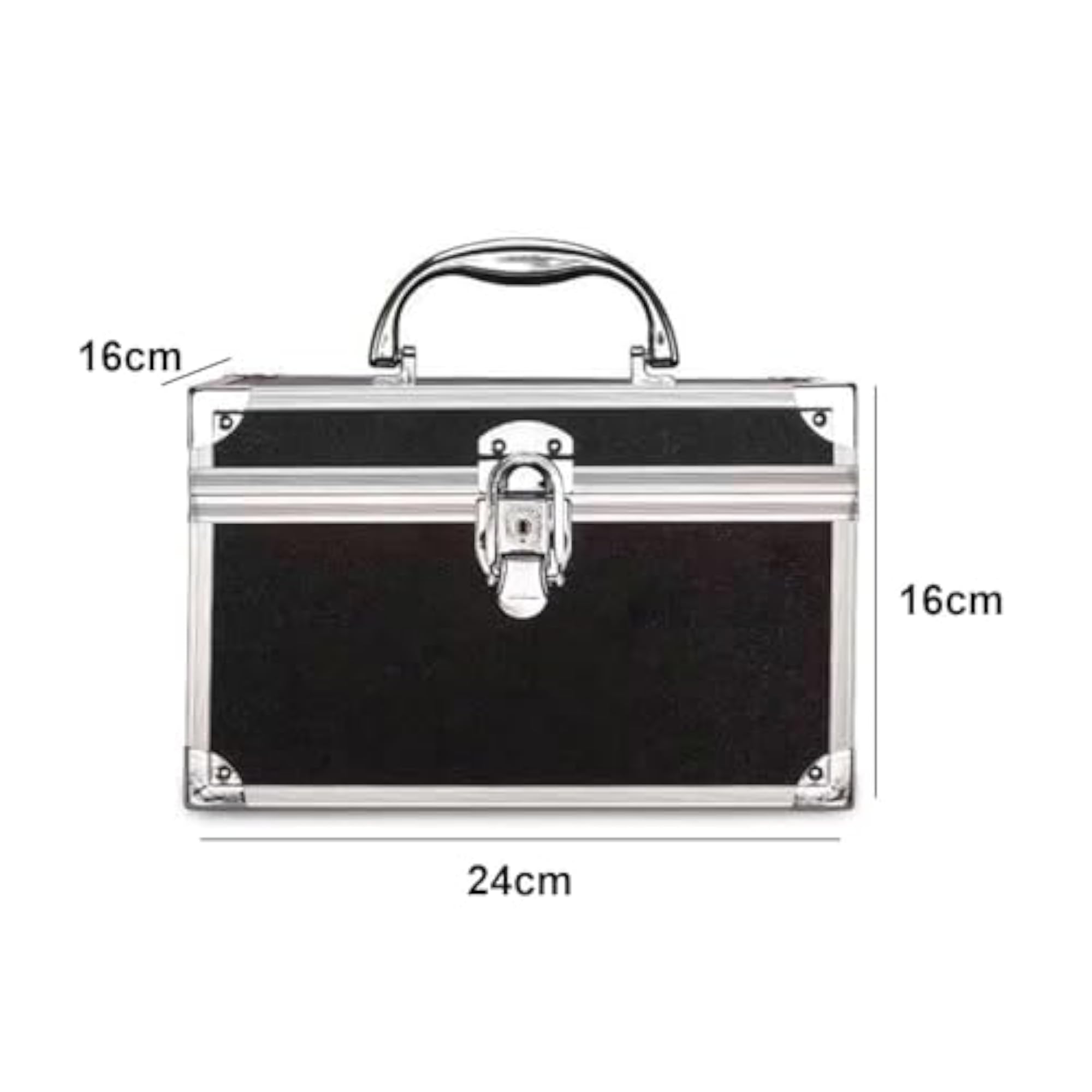 Vanity Case with Tray Portable Makeup Bag with Mirror