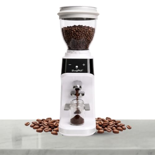 Image of Electric Coffee Grinder,45 Grind Settings,Touch Interface-White
