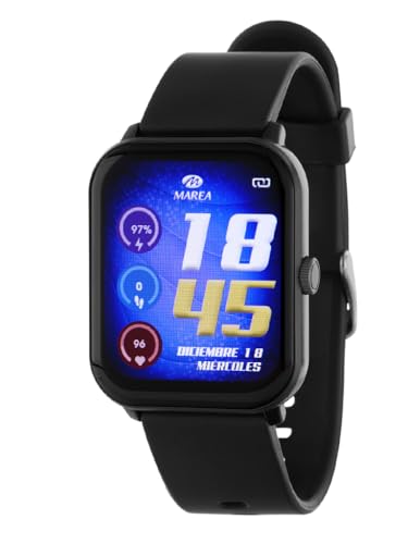 Marea Reloj Smart Unisex B59009/1 Negro - Digital con Pantalla a Color y Funciones Inteligentes
