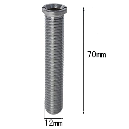 M12 x 70 mm Kitchen Sink Basket Screw, Hollow Screw Sink - Image 2