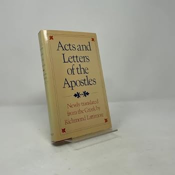 Hardcover Acts And Letters Of The Apostles Book