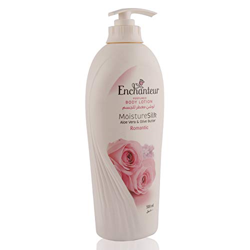Enchanteur perfumed body lotion aloe vera & olive butter romantic 500 Ml