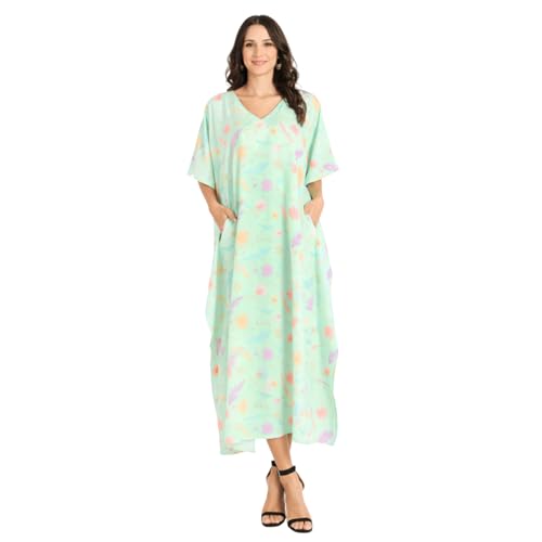 Image of Miss Lavish London Women's Kaftan- Kaftan Dress for Casual, Party, Evening, Vacation and Everyday Wear