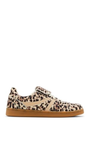 Steve Madden Women's Women's Madrid Sneaker, Leopard/Bone, 9.5