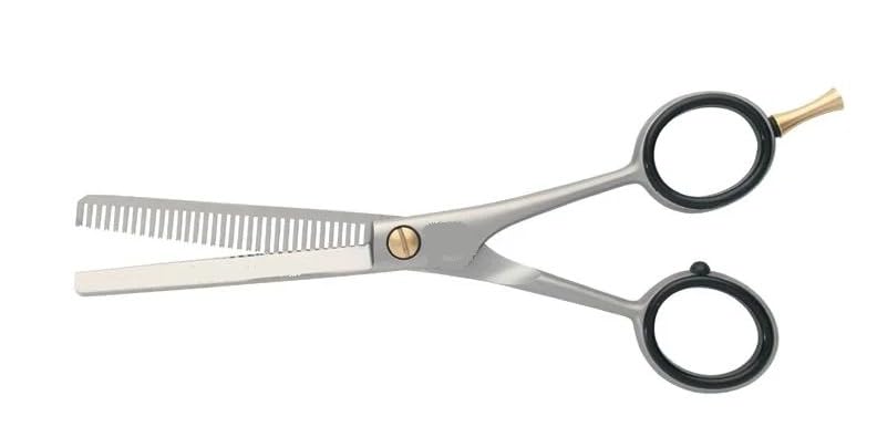 Professional Thinning Shears Hair Cutting Teeth Scissors(6-Inches),Stainless Steel Haircut Scissor with Fine Adjustment Screw for Home Salon,Barber Hairdressing Scissor for Women Men Kids