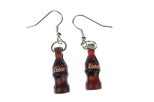 Boucles d'oreille cola argentées Miniblings bijoux fantaisie femme originaux - 4
