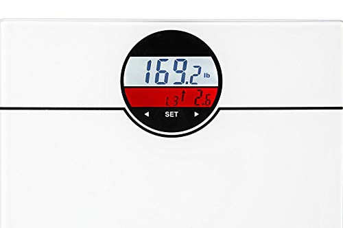 Ozeri Weightmaster 400 Lbs Digital Bath Scale With Bmi And Weight Change Detection, White, 1 Count #TOP6